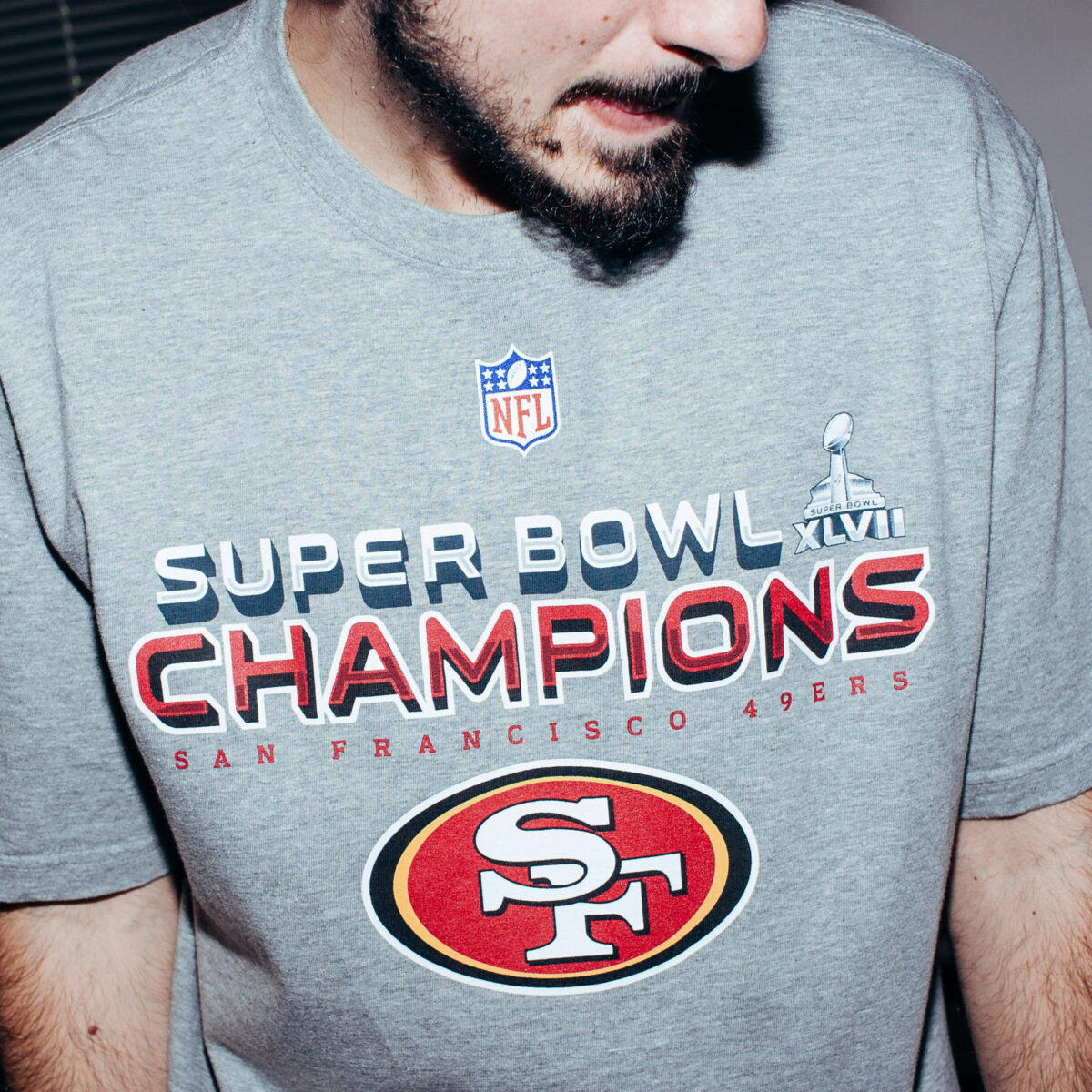 Nike NFL Super Bowl San Francisko 49ers Champions T-Shirt buy