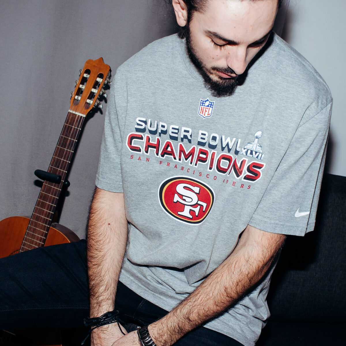 Nike NFL Super Bowl San Francisko 49ers Champions T-Shirt sale