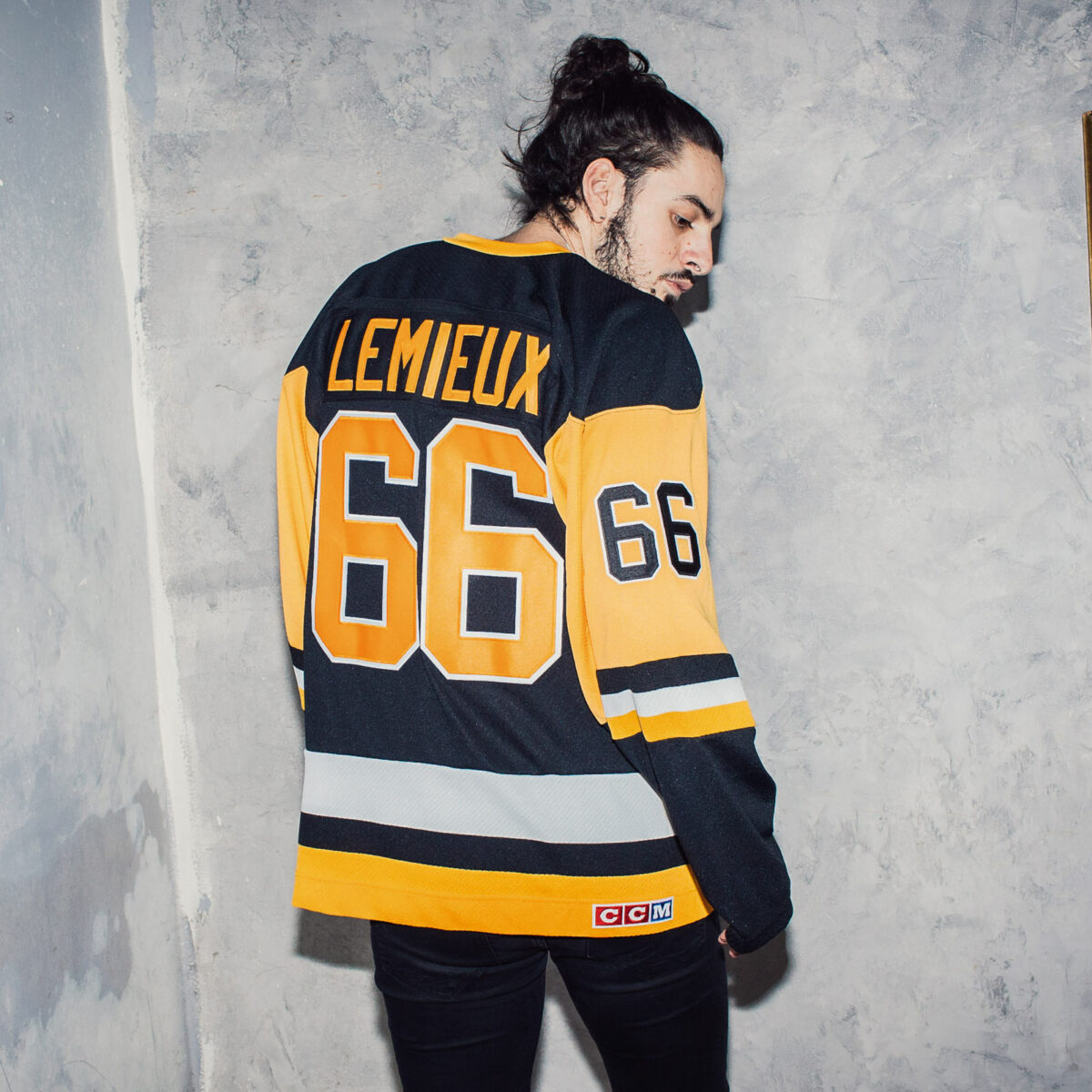 NHL CCM Pittsburgh Penguins 66 Lemieux Jersey kaufen