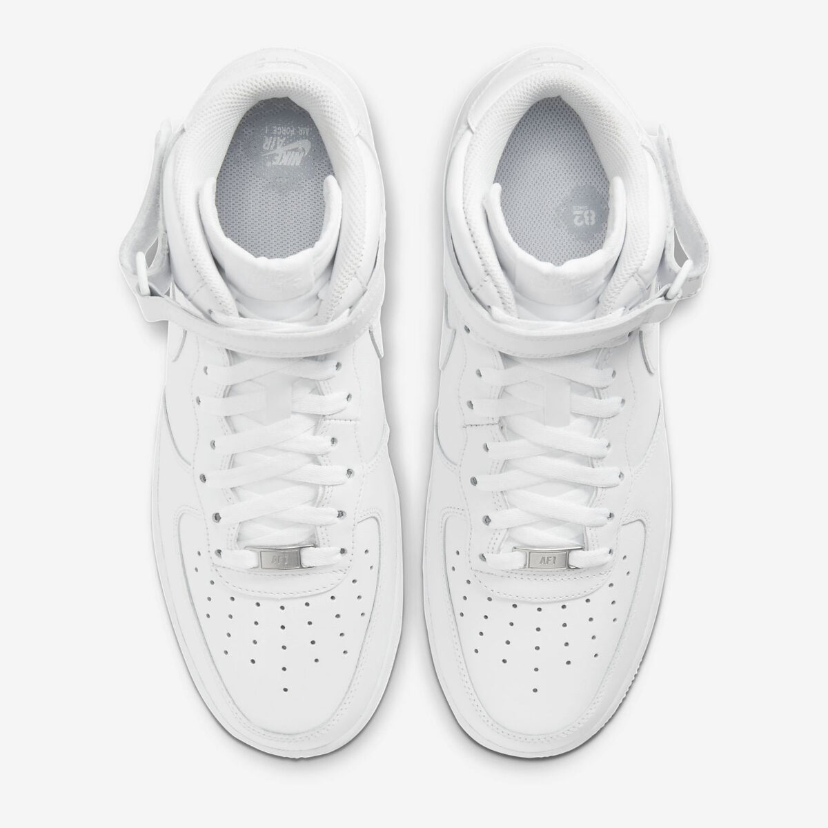 Herren Schuhe Nike Air Force 1 07 Mid weiß in stock